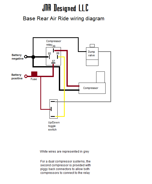 Base Rear Air Ride Harley Touring Model Non Year Specific ... 10 air ride switch box wiring diagram 