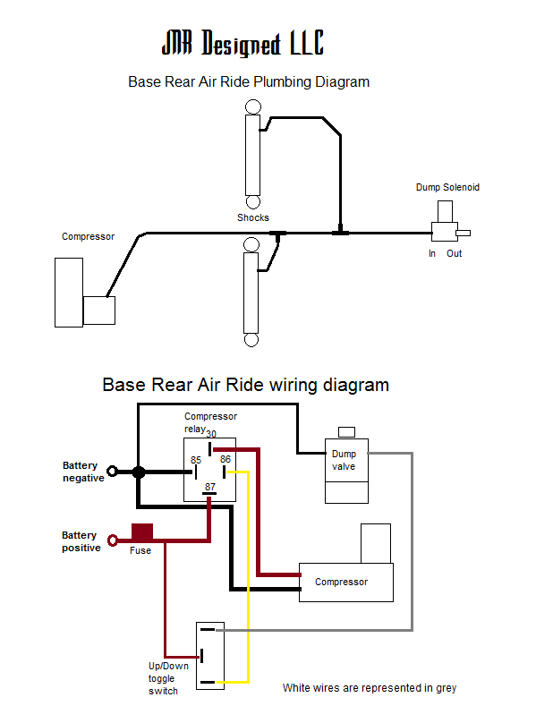 Frequently Asked Questions - JNR Designed  Airride Relay Wiring Diagram    JNR Air Ride